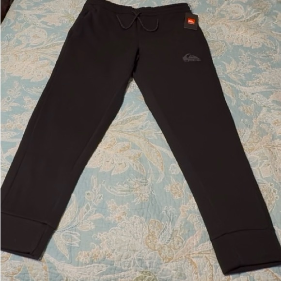 Quiksilver Other - Quiksilver Men’s Black Jogger Pants, medium, hip zipper pockets, NWT